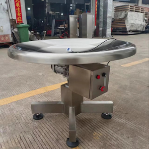 Table de travail motorisée rotative de 1,0 m, 1,2 m, 1,5 m pour l'accumulation et le ramassage des paquets, idéale pour la fin de ligne d'emballage - Product Image 1