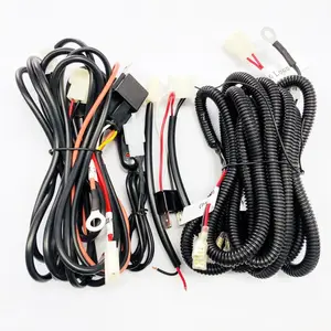 Custom Motorcycle Spot Light Wire Harness Manufacturing For Passenger Vehicles And 4x4's