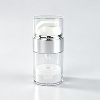 Flacon pompe sans air de 30 ml, 50 ml, 100 ml, 120 ml pour sérum, lotion et emballage de produits de soin de la peau