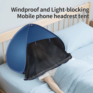 Tente de plage individuelle en polyester anti-UV 50+ avec protection instantanée pour la tête, logo personnalisé, tente-<span class=keywords><strong>lit</strong></span> pour animaux de compagnie de petite taille - Product Image 6