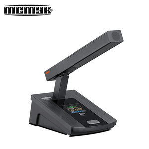 Mikrofon kondensor penutup aluminium dengan konektor XLR ringan peredam bising untuk desain Desktop berkabel sistem konferensi - Product Image 4