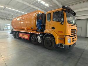 รถดูดสิ่งสกปรกแบบสุญญากาศ Dongfeng 8x4 12 ล้อ พร้อมถังขนาดใหญ่พิเศษ ส่งออกหลายประเทศทั่วโลก - Product Image 4