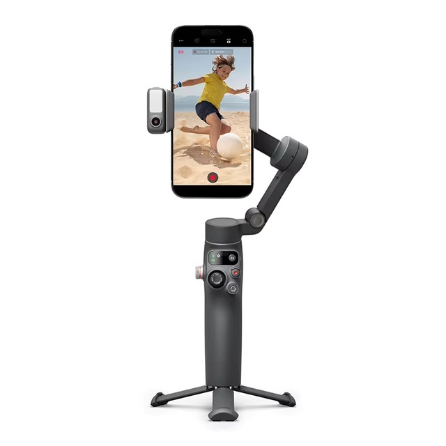 Osmo Mobile 8 Smartphone Gimbal Stabilizer | 3- Anti-Shake Foldable Intelligent Tracking 360 Pan Rotation | Vlog Live