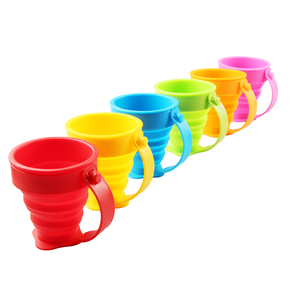 Gobelet d'eau pliable en silicone, écologique, portable, pour le camping et les activités de plein air - Product Image 1