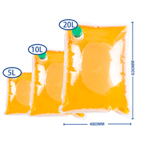 Sac en boîte (Bag-in-Box) stérile en plastique recyclable de 3L et 5L, thermoscellable pour l'emballage de jus d'orange, jus de fruits, vin et autres liquides - ruimao