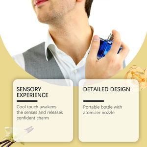 Colonia para hombre, eau de toilette, aroma fresco, amaderado y frutal, de larga duración, con extracto de plantas, elegante. - Product Image 4