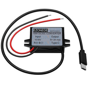 Dc Dc 10-55V Naar 5V Converter 12V 24V 36V 48V Naar 5V 3a 15W Type C Usb Uitgangsadapter Spanningsregelaar Step-Down Module - Product Image 1