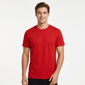 Men's Quick Dry Breathable Sports T Shirt Knitted Short Sleeve Crew Neck Gym Fitness Casual OEM Wholesale Manufacturer - Product Image 1
