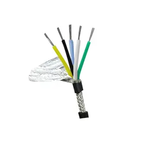 Meilleure vente câble blindé en silicone 0.3 0.5 0.75 fil électrique CCC CE Standard câbles d'alimentation en cuivre étamé