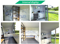 Maison préfabriquée en bois de style cabane, villa, mini-maison, bureaux modulaires, maison de style cabane