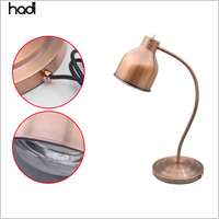 Lampe chauffante infrarouge HADI Royal Rose Gold à haute puissance (500-1500W) en acier inoxydable pour buffet et hôtels