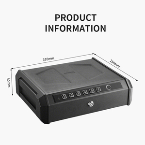 Caja Fuerte de Seguridad <span class=keywords><strong>para</strong></span> Armas de Fuego con Teclado Digital y Cerradura de Llave - Acceso Rápido <span class=keywords><strong>para</strong></span> el <span class=keywords><strong>Hogar</strong></span> y Junto a la Cama - Product Image 6