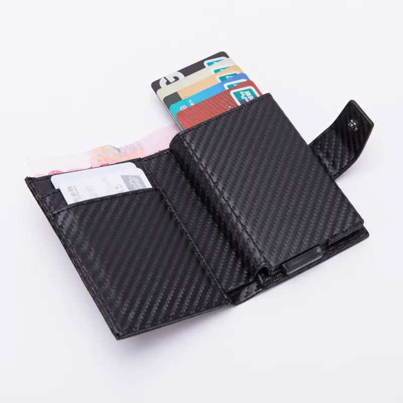 fashion New Men women smart RFID Card Holder purse Aluminum alloy Business Credit Bank Card Holder Casual Mini wallet