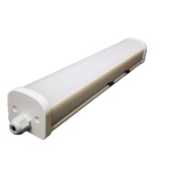 Bming Custom Modern Line White Waterproof IP65 Tri-proof Aluminum Base Diffuser PC LED Light Cover Indoor/Outdoor Lighting