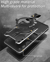 Applicable Infinix Note 50X Itel Power 70 Realme 5G-Home Coque de protection magnétique coulissante Coque de téléphone à anneau électrolytique