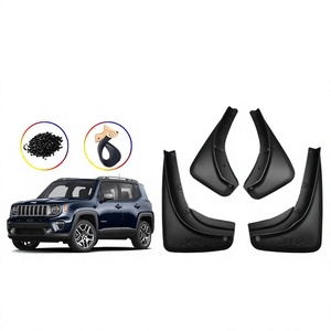 FOR Jeep Mudguards For Renegade 2015 Present <b>Plastic</b> Black Tire Deflectors - Product Image 5