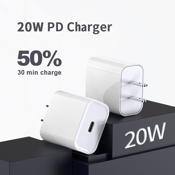 Wholesale USB Type C 18W 20W PD Charger Wall Charger for iPhone 11 pro Charge Adapter