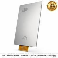 Modul LCD IPS TFT TMK 800x1280 10.1 Inci, IC Driver ILI9881C, Kecerahan Tinggi 600 Nits, Antarmuka MIPI 42 PIN, Pengganti