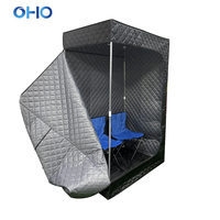 Tente de sauna vapeur OHO pour 2 personnes, amincissante, en tissu Oxford satiné, design léger et écologique, spa portable à domicile