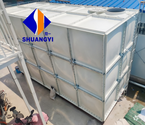 ถังเก็บน้ำแบบขึ้นรูปหมุน 25000 ลิตร 50000 ลิตร 70000 ลิตร ถังเก็บน้ำไฟเบอร์กลาส FRP ขนาด 6x6x2 เมตร 6x4x3 เมตร สำหรับตลาดออสเตรเลียและแอฟริกา - Product Image 2