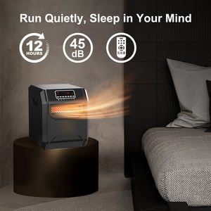 Aquecimento Rápido 1500W Quartzo Infravermelho Aquecimento Home Office Aquecedor De Espaço De Gabinete Elétrico Portátil Autoportante - Product Image 5