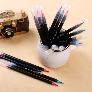 Stylo <span class=keywords><strong>encre</strong></span> rechargeable 50 ml, brosse à <span class=keywords><strong>encre</strong></span> douce, à pointe de stylo pour la <span class=keywords><strong>calligraphie</strong></span> - Product Image 3