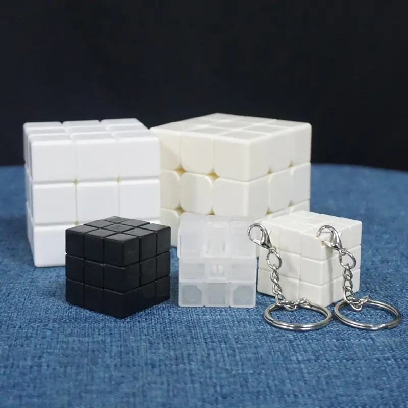 Factory Production Wholesale Professional UV Digital Printing Magic Cube Custom Design Logo White Cube