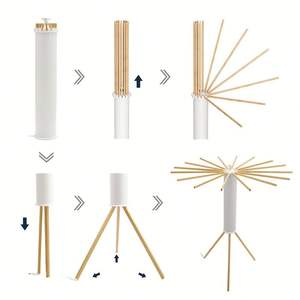 Séchoir à <span class=keywords><strong>linge</strong></span> <span class=keywords><strong>pliable</strong></span> et portable facile à assembler, adapté pour la lessive en intérieur, en extérieur, au bord de la piscine, en <span class=keywords><strong>camping</strong></span> - Product Image 3