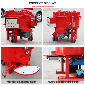 China Gaodetec Marca 250kg Fast Mixing Pan Refratário Drum <span class=keywords><strong>Mixer</strong></span> com Rodas - Product Image 2