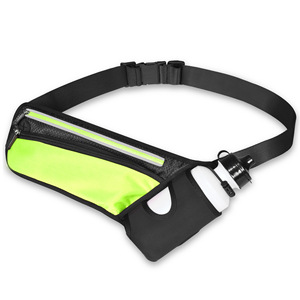Riñonera de hidratación multifuncional para hombre y mujer, bolso de cintura deportivo, cinturón impermeable para correr, con soporte para botella - Product Image 1