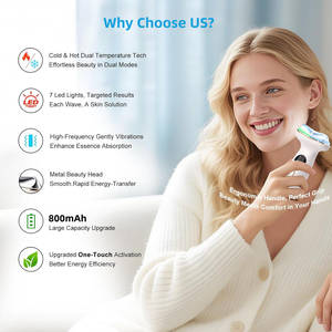 Perangkat kecantikan wajah Leher 3-in-1 portabel, perangkat USB Plug alat perawatan kulit rumah, getaran mikro untuk mengencangkan kulit, memahat wajah - Product Image 3