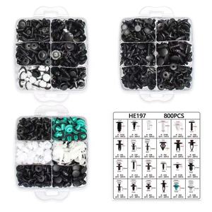 845pcs Snap Fasteners Kit 800PCS Auto Bumper Repair Expansão Parafusos & Clipes Clipes Nova Condição Encaixotado para Instalação Rápida Fácil - Product Image 6