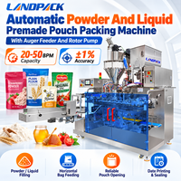 Machine automatique de remplissage, scellage et emballage pour sachets pré-fabriqués Mylar, Doypack et Doy Pack de soupe protéinée en poudre et sauce huître