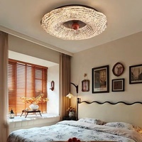 Plafonnier LED moderne minimaliste en fer forgé et résine, style luxe léger, pour salon et chambre à coucher
