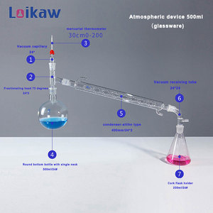 Bộ dụng cụ chưng cất đường đi ngắn 5L với thiết bị giảm áp khí quyển, màn hình hiển thị và đế gia nhiệt từ tính - Product Image 2