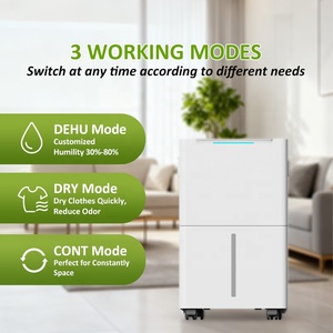Déshumidificateur domestique JJPRO Greenfly 2026 6L intelligent à compresseur, écran LED, faible bruit, pour la maison, la chambre, le sous-sol - Product Image 4