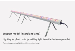 Nuovo 120W 4ft IP65 dimmerabile baldacchino coltiva luci per agricoltura Indoor blu spettro fiore interpiantando singolo Bar per ombroso - Product Image 5