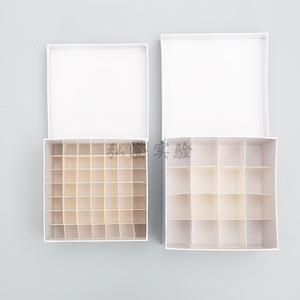Caja de papel cuadriculado Hongbolai de 15 ml con 49 compartimentos y de 50 ml con 16 compartimentos para tubos de centrífuga de laboratorio - Product Image 1