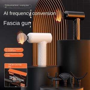 High Quality 8mm Powerful Amplitude Mini Massage <b>Gun</b> Portable Cordless Silicone <b>Case</b> Fascia <b>Gun</b> for Fitness - Product Image 2