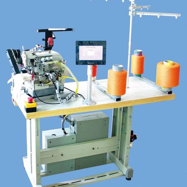 Glove Edge Overlock Machine Fully Automatic Programmable Lock Stitch High Productivity Motor