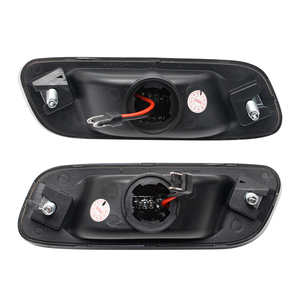 Ailead Plug and <span class=keywords><strong>Play</strong></span> 2x Front DOT/SAE Amber LED Turn Signal Light Side Marker Lamp para Lexus SC300 SC400 Smoke Lens USA Market - Product Image 4