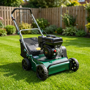 Tondeuse à gazon compacte à poussée, moteur essence 4 temps 208 cm³, coupe-bordures léger KSR400-D, moteur 4 temps fiable - Product Image 1