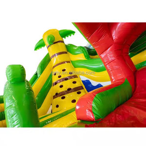 Gmy inflatables cá sấu Thế Giới <span class=keywords><strong>Bounce</strong></span> House <span class=keywords><strong>Combo</strong></span> castillo con tobogan inflable rừng <span class=keywords><strong>Inflatable</strong></span> lâu đài bouncy với Slide - Product Image 5