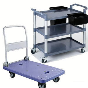 Qualité et bon prix chariot pliable de service de nourriture de restaurant avec la roue - Product Image 1