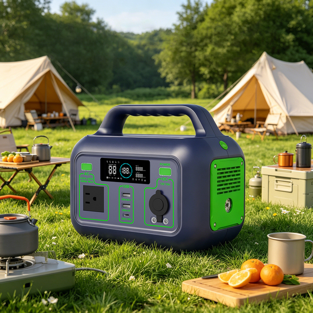Hot Sale Products Outdoor Camping Solar Panel Input 300W Lithium LiFePO4 Battery Power Bank Portable Power Station