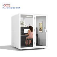 Cabine Acoustique Modulaire Moderne et Mobile pour Piano, Studio d'Enregistrement Silencieux, Cabine de Pratique Musicale Insonorisée