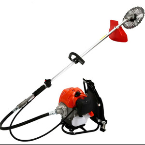 Cortacésped de mochila industrial de 220 V con cortadora de arroz de dos tiempos en stock, compatible con OEM, Ymn25, desbrozadora de mochila de 2 tiempos - Product Image 1