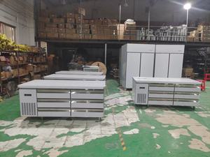 Réfrigérateur commercial sous le comptoir 1.5/1.8m réfrigérateur à 3/4/6/9 tiroirs à température unique en acier inoxydable pour cuisine <span class=keywords><strong>de</strong></span> restaurant - Product Image 3