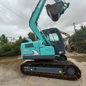 Mini pelles sur chenilles Kobelco SK75 d'occasion certifiées CE avec godet Mini pelles KOBELCO 7.5 TONNES à vendre machines japonaises - Product Image 1