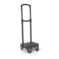Valise pour enfants WELFULL E-179 pas chère, luxueuse, tendance, écologique, à longueur réglable, argentée, 2 sections, poignées télescopiques en métal